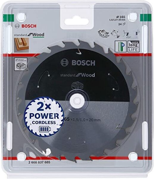 BOSCH PRO Wood 160x20x1,5 mm 24 Diş Ahşap Elmas Daire Testere Bıçağı