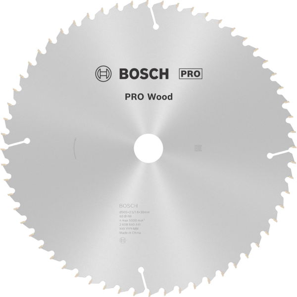 BOSCH Pro Wood 305 mm 60 Diş Ahşap Daire Testere Bıçağı