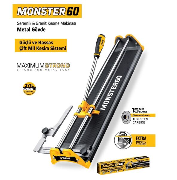 SGS Seramik-Granit Kesme Makinası Monster 60