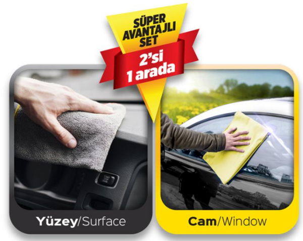 AUTOMIX Cam ve Detay Temizlik Bezi (040.07.044450)