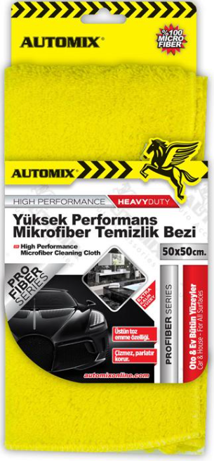 AUTOMIX Yüksek Performanslı Mikrofiber Temizlik Bezi (040.07.044524)
