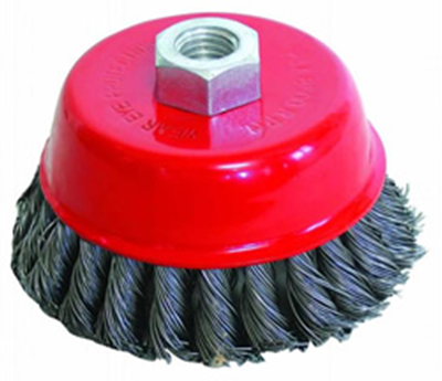 CTM BC 80 Taşlama İçin Burgulu Tel Fırça 80 mm