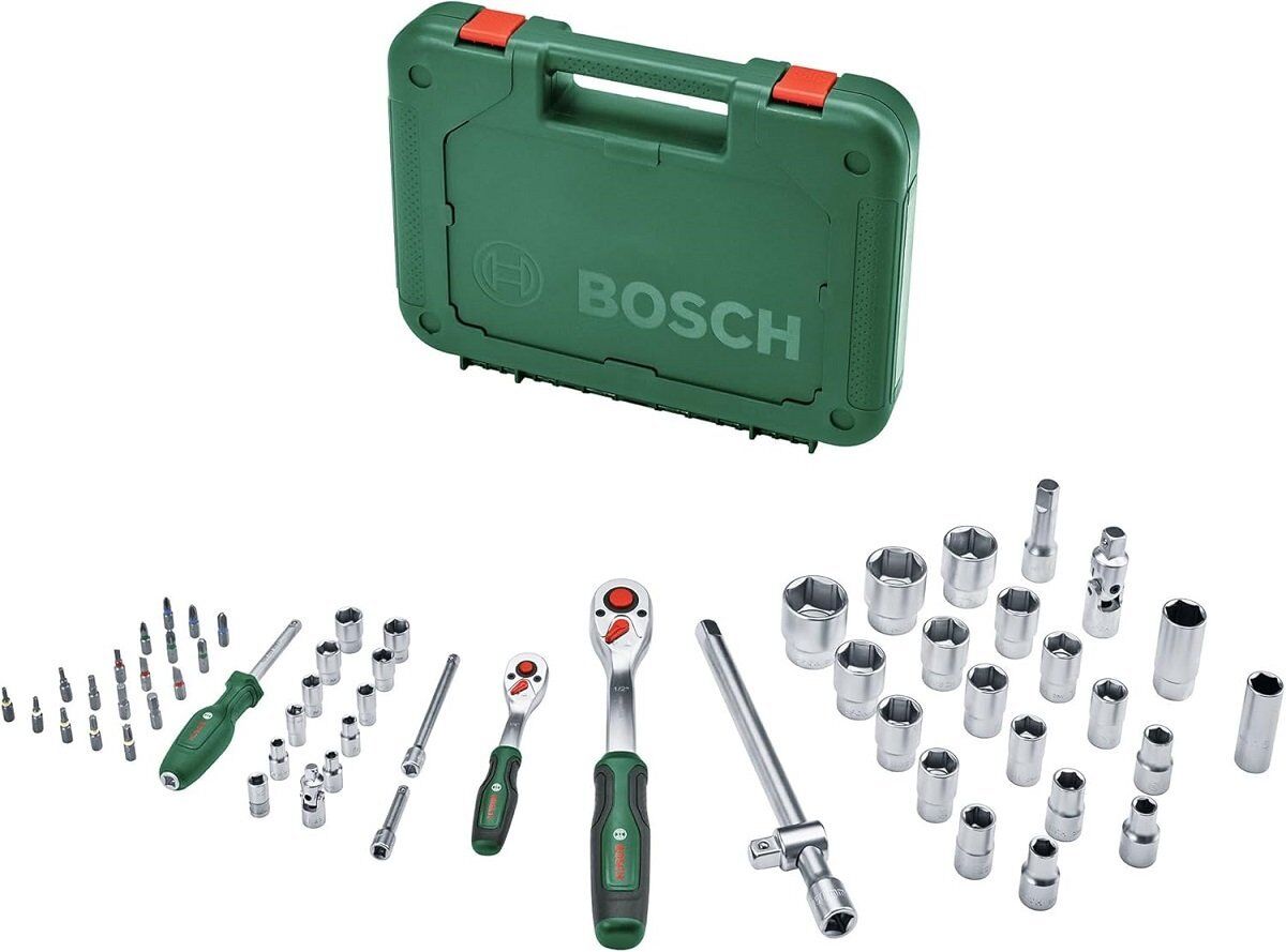 BOSCH 56 Parça 1/2'' - 1/4'' Lokma Takımı (1600A02Z9G)
