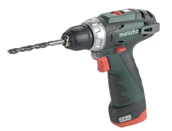 METABO PowerMaxx BS Şarjlı Matkap 12 Volt + 41 Parça Aksesuar Seti  600080710