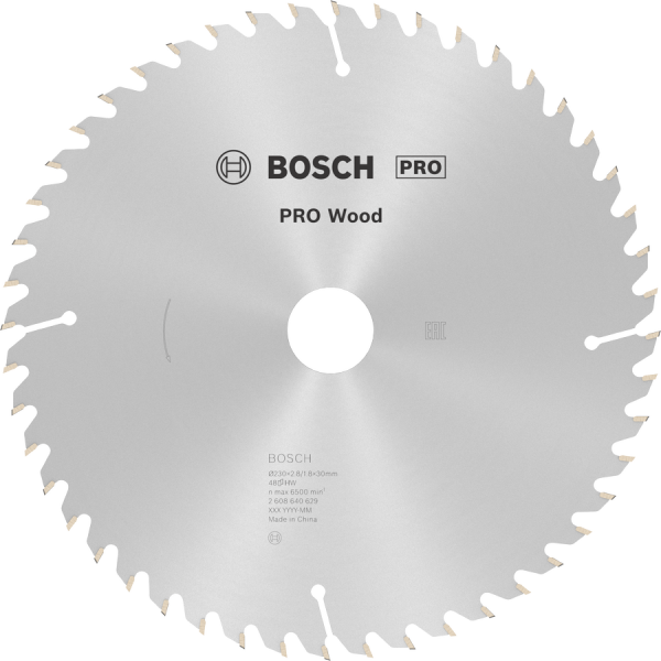 BOSCH Pro Wood 230 mm 48 Diş Ahşap Daire Testere Bıçağı