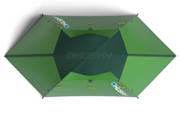 HUSKY Bright 4 Kişilik Kamp Çadırı - Yeşil