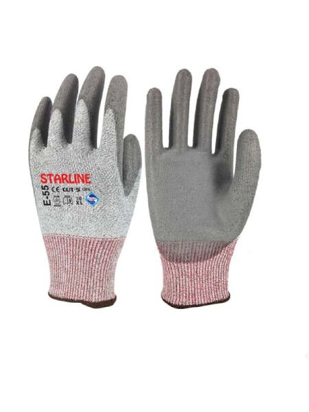 Starline Eldiven E55 Kesilmez Cut 5 No:9