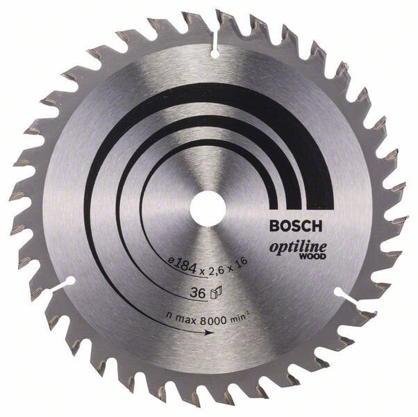 BOSCH Pro Wood 184 mm 36 Diş Ahşap Daire Testere Bıçağı