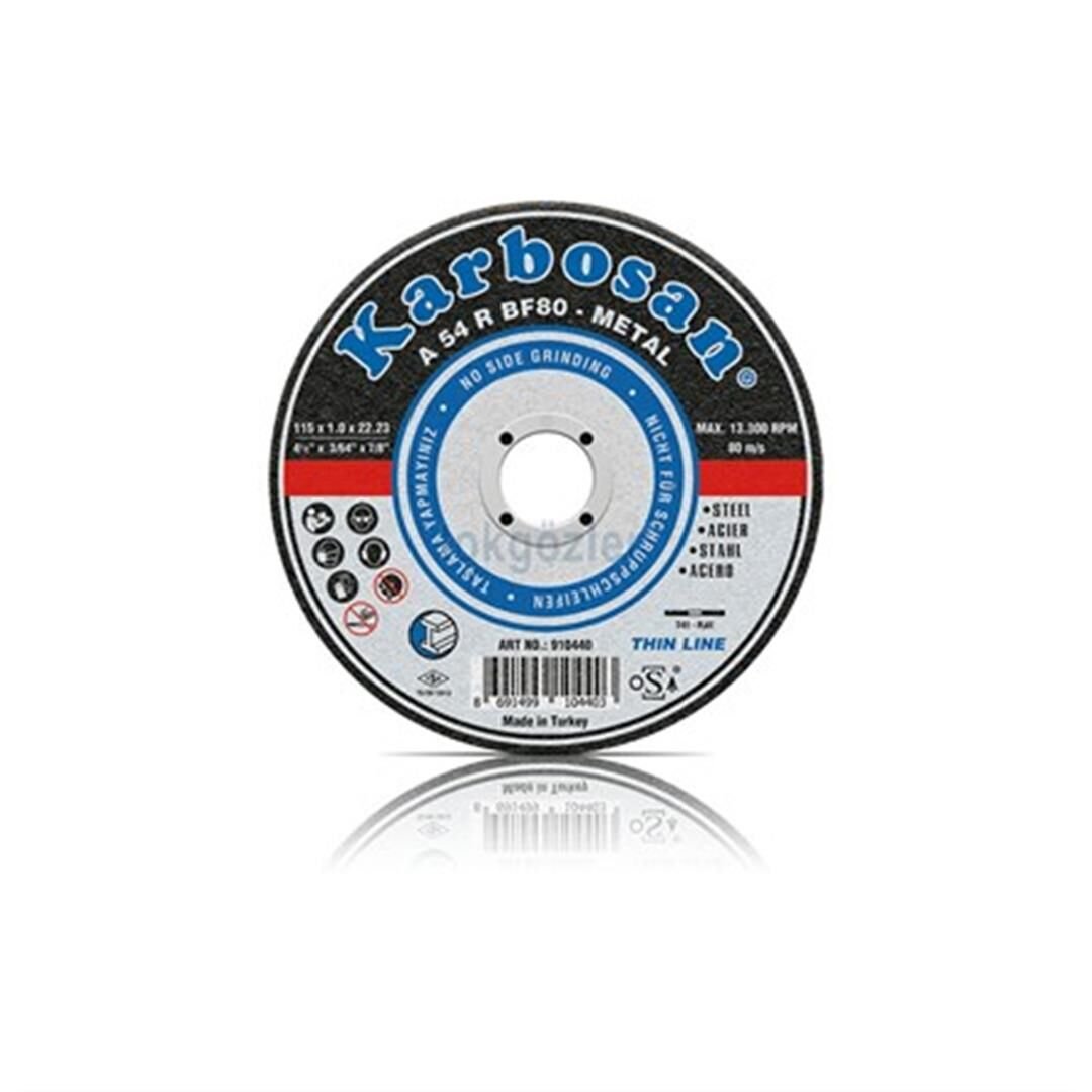 Metal Kesme Diskleri İnce Düz 180 x 1.9 x 22.23