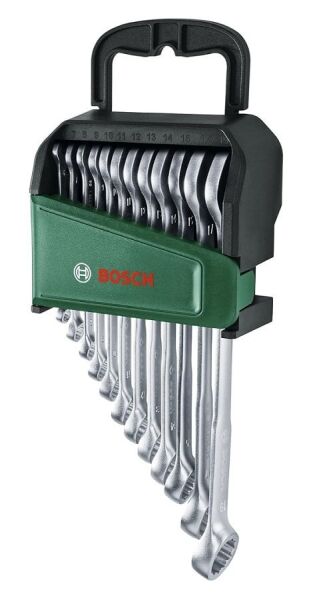 BOSCH 12 Parça Kombine Anahtar Takımı 6-19 mm (1600A02Z9D)