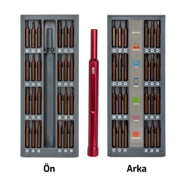 ROX Elektronikçi Tornavida Seti 49 Parça (153ROX0157)