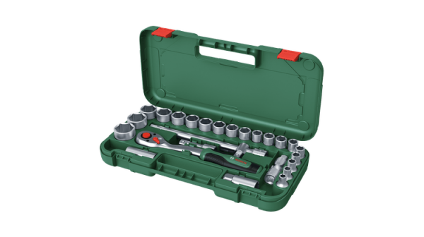 BOSCH 25 Parça 1/2'' Lokma Takımı (1600A02Z9F)