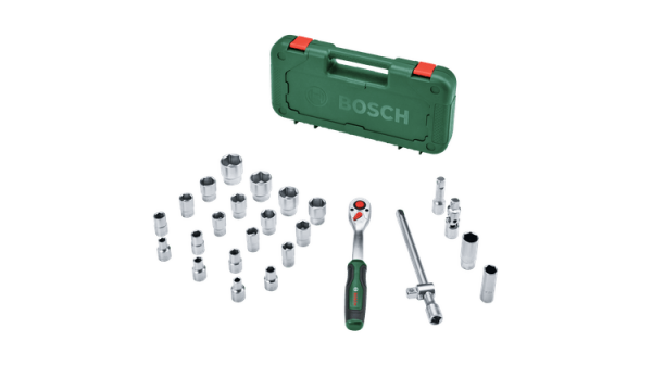BOSCH 25 Parça 1/2'' Lokma Takımı (1600A02Z9F)