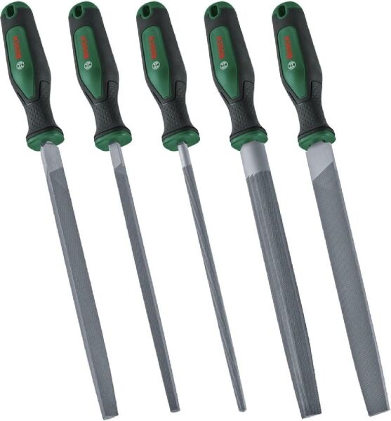 BOSCH 5 Parça Saplı Eğe Seti