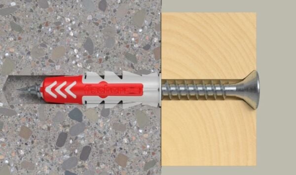 FISCHER Duopower 6x30 mm Plastik Dübel 100'lü