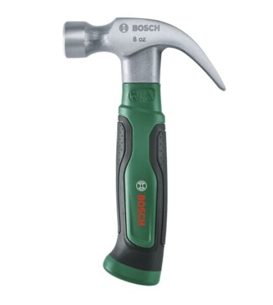 BOSCH 225 gr Orta Boy Yuvarlak Başlı - Çatal Ağızlı Çekiç 8 OZ