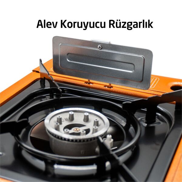 ROX Camping Portatif Kamp Ocağı Turuncu (153CAMP0189)