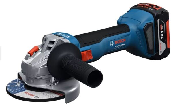 BOSCH GWS 18V-8 Tek Akülü Avuç Taşlama Makinası 18 Volt 4 Ah