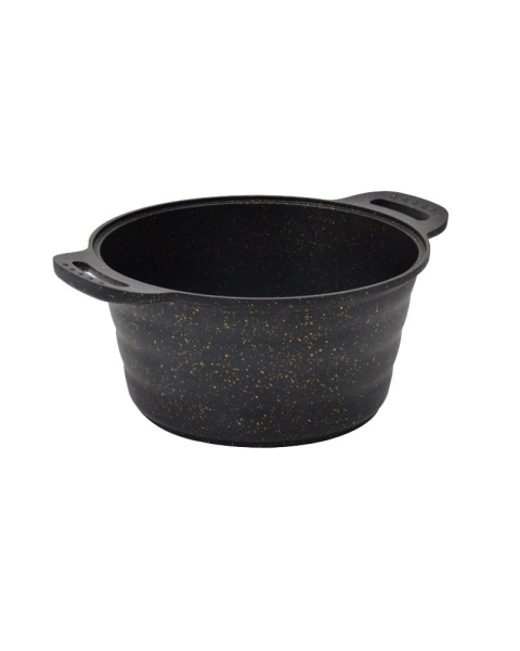 NURGAZ Granit Döküm Kamp Tenceresi 24 cm