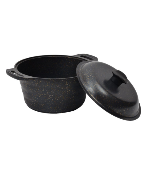 NURGAZ Granit Döküm Kamp Tenceresi 24 cm