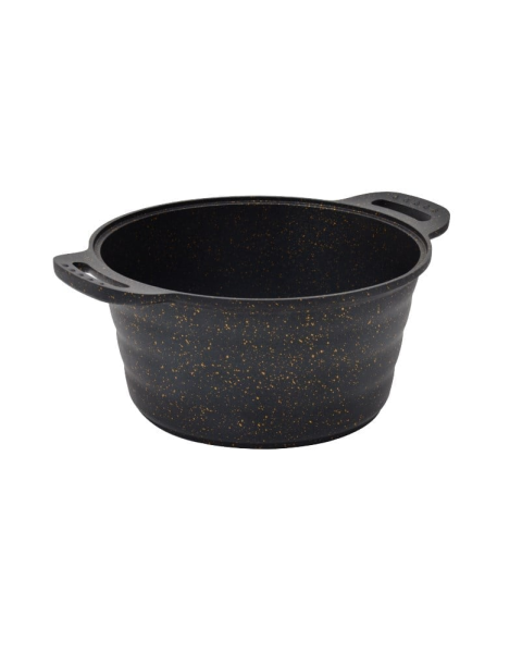 NURGAZ Granit Döküm Kamp Tenceresi 24 cm