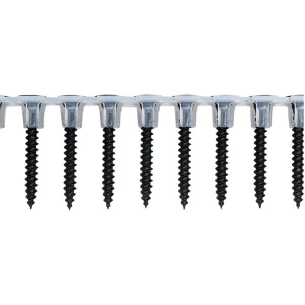 Rox 0343 Plastiğe Dizili Ahşap Şerit Vidası 3.5x30 mm Sivri Uçlu (1000 Adet)
