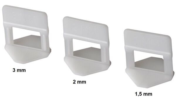 KRİSTAL Fayans - Seramik Seviye Klipsi 3.0 mm (250'li Paket)