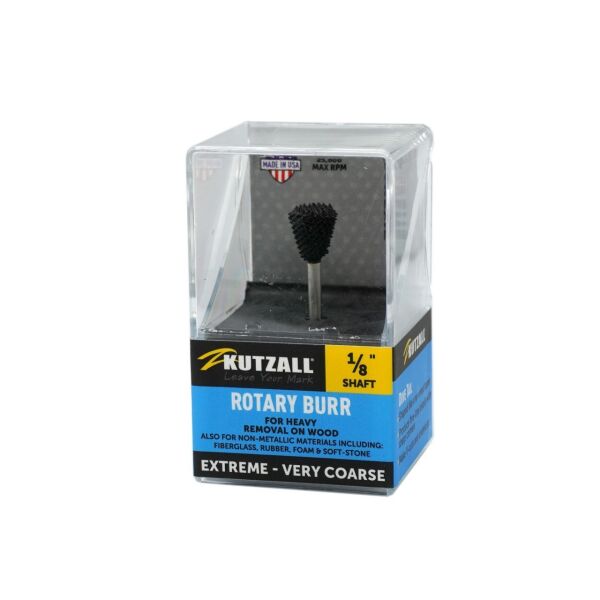 KUTZALL DTX-38-EC Ekstra Kalın Diş Dovetail Törpü (3.1 mm Sap)