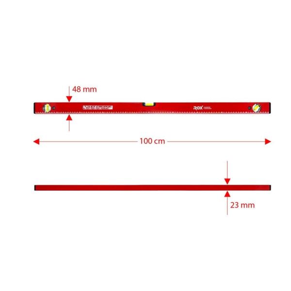 ROX Mıknatıslı Su Terazisi 100 cm (153ROX0351)