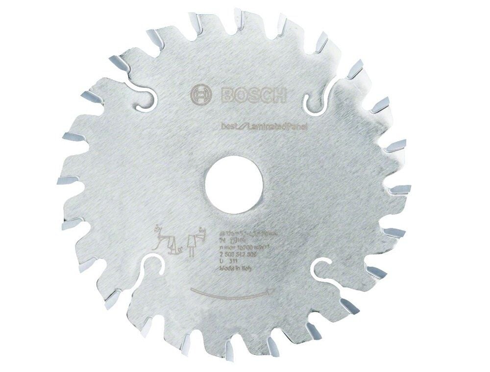 BOSCH Best for Laminated 125x20 mm 24 Diş Elmas Çizici Testere (2608642609)