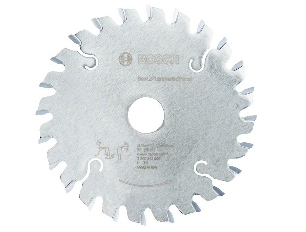 BOSCH Best for Laminated 125x20 mm 24 Diş Elmas Çizici Testere (2608642609)