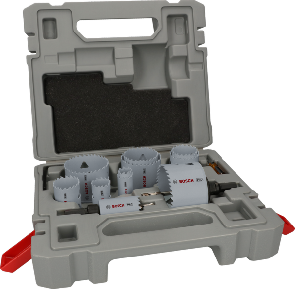 BOSCH PRO 17 Parça HSS-Bimetal Panç - Delik Açma Seti Ahşap ve Metal için