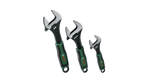 BOSCH 3 Parça İngiliz Anahtarı - Kurbağacık Takımı (1600A039HR)