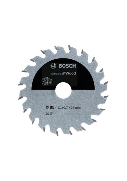 BOSCH 85x15x1.1 mm 20 Diş Ahşap Daire Testere (GKS 12V-26 için)