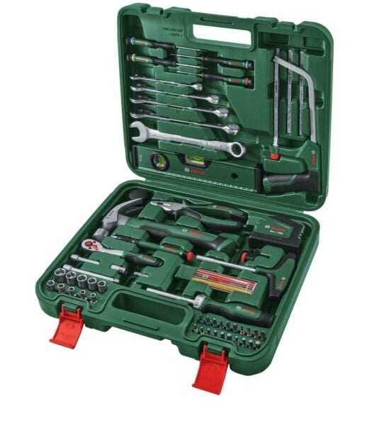 BOSCH ADVANCED 63 Parça Çok Amaçlı Montaj - Anahtar ve Lokma El Aleti Seti