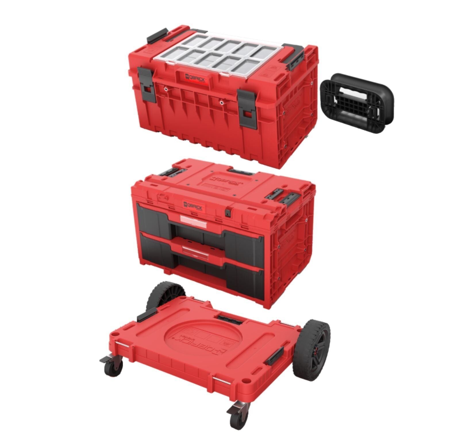 QBRICK System One 3'lü WorkShop Tekerli Takım Çantası Seti