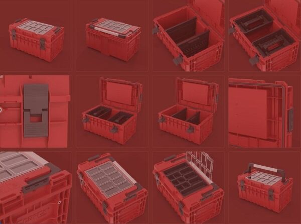 QBRICK System One 3'lü WorkShop Tekerli Takım Çantası Seti