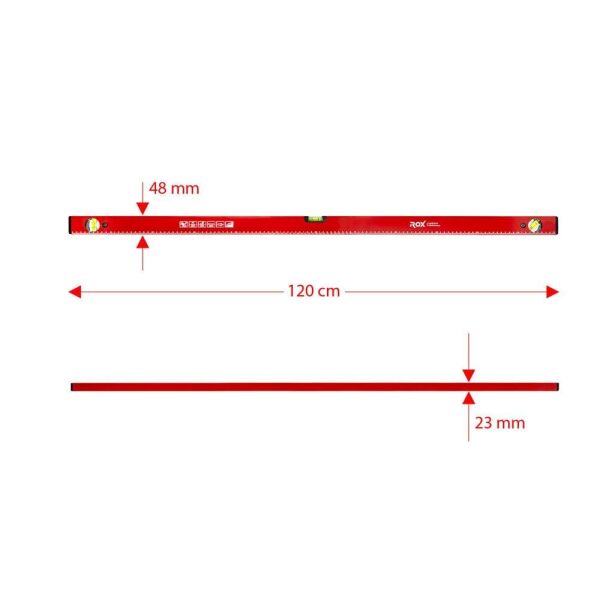 ROX Mıknatıslı Su Terazisi 120 cm (153ROX0352)