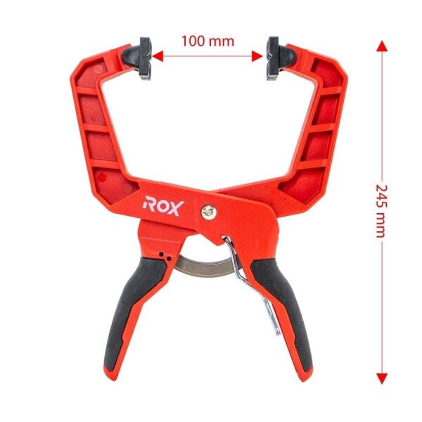 Rox Cırcırlı Mandal Tip Hızlı Kıskaç İşkence 100 mm (153ROX0355)