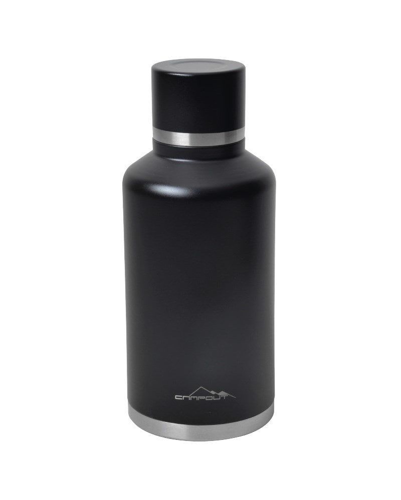 NURGAZ Campout Çift Katmanlı Termos Siyah 2000 ml (NG 165)