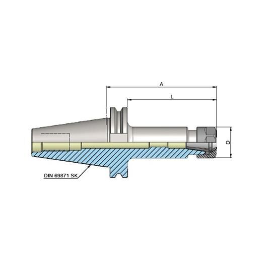 Heikenei BT40 Mini Pens Başlığı Din6339