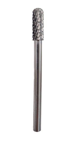 NEXON C Tipi Yuvarlak Başlı Silindir Elmas - Karbür Kalıpçı Freze Ucu 4.0 mm (Dremel Uyumlu)