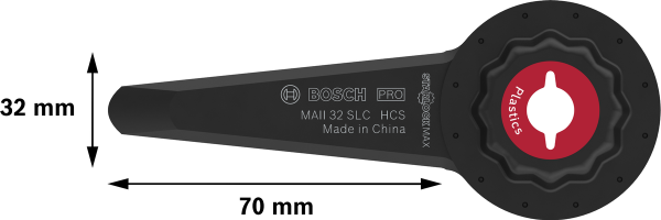 BOSCH PRO MAII 32 SLC Macun-Silikon Kesme ve Temizleme İçin Raspa Bıçağı