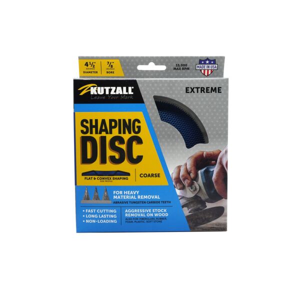 KUTZALL Extreme SD412X90 Kalın Diş Çanak Törpü 115 mm (Taşlama İçin)