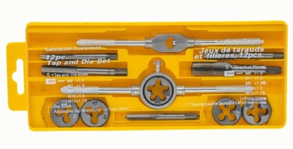 NEXON 5388 Klavuz ve Pafta Takımı 12 Parça