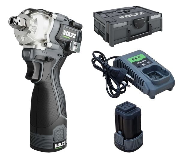 VOLTZ VZIW-16 Akülü Somun Sökme 1/2'' 16.8 Volt 2 Amper Çift Akülü