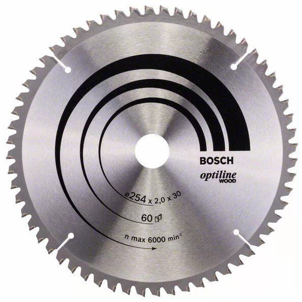 BOSCH Pro Wood 254 mm 60 Diş Ahşap Daire Testere Bıçağı