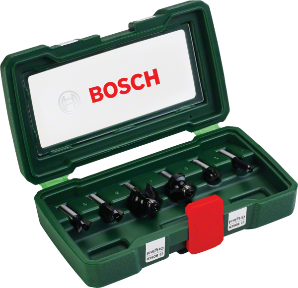 BOSCH 8 mm Ahşap Freze Uç Seti 6 Parça (2607019463)