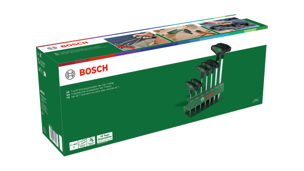 BOSCH T Saplı Alyan Anahtar Takımı 7 Parça (1600A039J1)