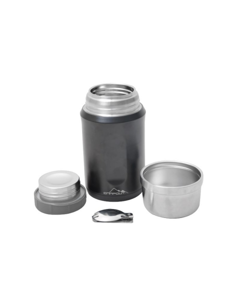 NURGAZ Siyah Yemek Termosu 600 ml (NG 172-S)